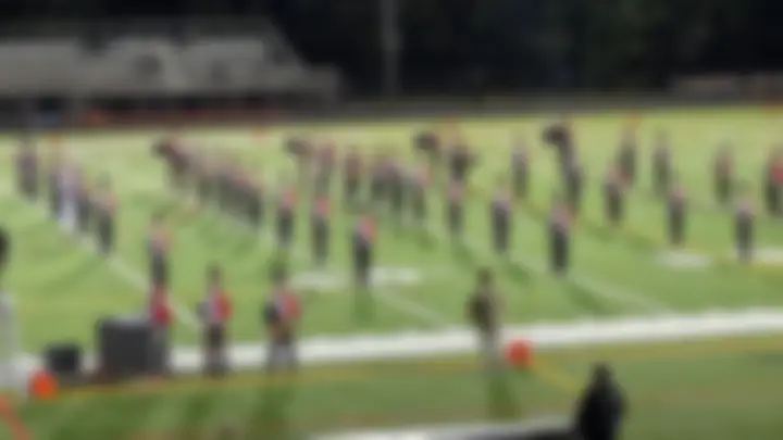 Wide, anonymized Band performance photograph